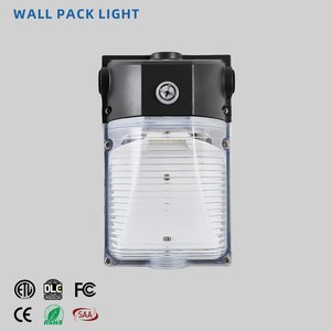 30W Aluminum Outdoor LED Waterproof Square Wall Pack Light Polycarbonate Daylight Sensor Dusk Dawn Garden/Yard/Entrance Use