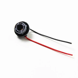 1156 BA15S LED Turn Signal Brake Lamp Plastic Wired Light Bulb Socket Holder