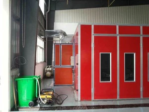 XCWDTDR Portable Automotive Spray Booth with Steel Construction for Car Repair Painting Equipment Manual Operation Easy Use