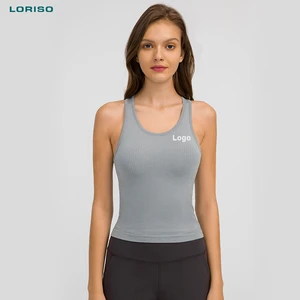 New Winter Yoga Clothes Sports Running Fitness Top Female With Chest Pad I-shaped Beautiful Back Tank Tops Women