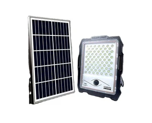 IP67 Outdoor Security Lights Motion Sensor and CCTV Camera 32GB Memory Card Solar LED Flood Light 200W