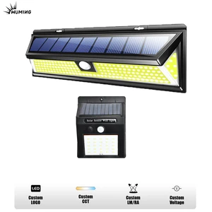 Customizable Options IP65 Motion Sensor Solar Flood Light, 3-Level Dimming for Pathways Solar Security Flood Light