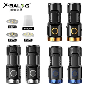 8-LED Ultra Bright Flashlight Rechargeable Waterproof Torch | Eight-Eyed Monster Design For Outdoor Camping & Emergency Use