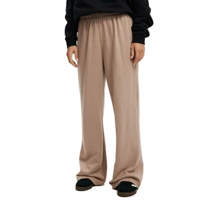 New Arrival Winter Loose Casual Wide Leg Custom Print Flare Jogger Sweat-Pants Sporty Style 100% Organic Cotton Sweatpants