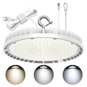 High Bay Lights 240W/200W/150W IP65 Warehouse Illuminator Pendant 5-Year Warranty 3CCT