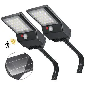 Outdoor Waterproof LED Solar Powered Security Wall Lamp Villa Courtyard Passage Lighting 4W 600LM Wireless Solar Garden Lamp
