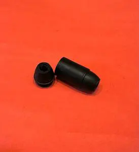 Amba Plastics E14 Screw Plastic Lamp Holders with Socket and Thread 10-Year Warranty