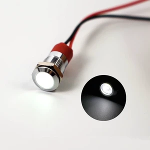 Indicator Light 6mm LED Panel Mount Indicators Indicator Light for Industrial Equipment Status Display