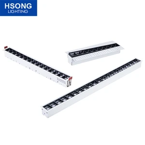 Grille Downlight 20W Anti-galre CE RoHS Approved High Quality Linear Recessed Light Embedded square Grill Light