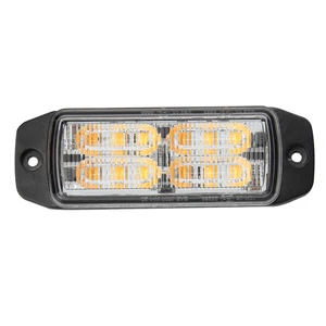 12-LED 36W 19 Flashing Mode Amber Led Grille Lights Amber Led Grille Strobe Light ECE R65 ECE R10