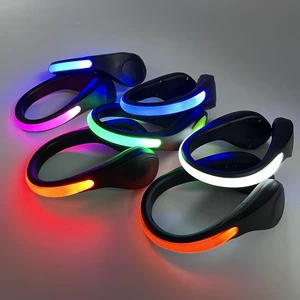 Spot Wholesale Hot Selling Running Shoes Lights Button Control Nylon Guide CR2016 Battery Long Life LED Night Light Waterproof