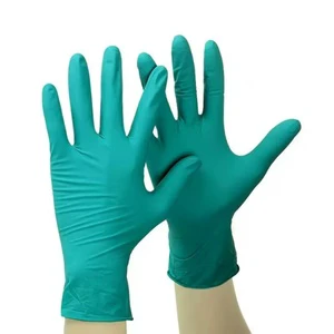 100-Pack Disposable Nitrile Gloves Smooth Texture Fingertips Thickened Wear-Resistant Non-Sterile Portable for Household Kitchen