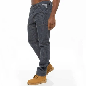 Wholesale Plus Size Men's Jeans Custom Classic Slim Straight Skinny Vintage Streetwear Ready Ship Fashionable Casual Solid Denim