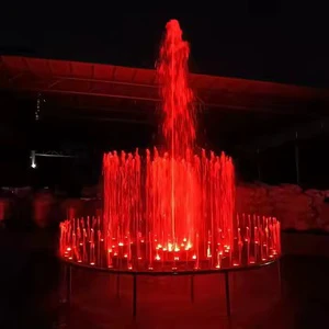 Poolux Customizable Stainless Steel Outdoor Pools Gardens Dancing Water Musical Dancing Water Fountain Price Fountain Equipment