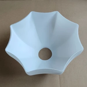 Glass Lampshade Pendant Lamp Creative Simple Lampshade White Glass Lampshade Single Head White Lampshade