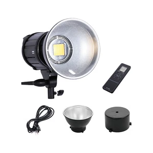 Professional continuous shooting light AK-75W led studio video light with lcd display and remote control