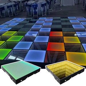 High Quality Interactive LED Dance Floor with Full Sexy Video Screen Pressure Sensitive Glass Light Tiles Sensor