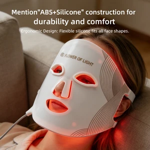 Solara Led Light Therapy Facial Mask Face Light Nir 650nm 850nm Red Light Therapy Masks Red Led Mask