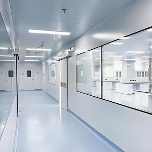 New One-stop Solution Clean Room with Horizontal Laminar Air Flow Cabinet Air Shower 304 Stainless Steel 95% Filter Efficiency