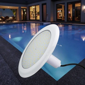Huaxia 18W 12V IP68 Waterfpoof 1.5'' Resin Filled Liner Pool Lamp PC RGBW Remote Control Underwater LED Swimming Pool Light