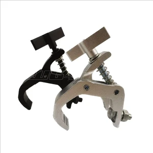 4Pcs Lot Professional Disco DJ Equipment Aluminum Stage Lights Hooks for LED Par & Beam Fresnel Lights Club Hanging Clamp