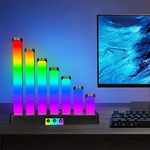 7-Tube Step RGB Light For Bar&Gaming Room 5V USB APP Control Led Music Rhythm Night Lights
