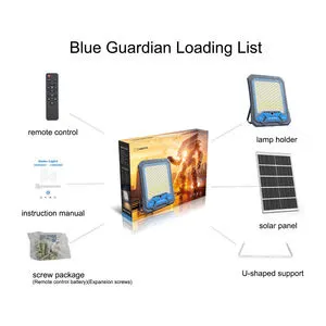 200W Solar Security LED Flood Light Lithium Battery AI 4MP Camera App/Remote Control Radar Sensor Outdoor IP67 CE Certified