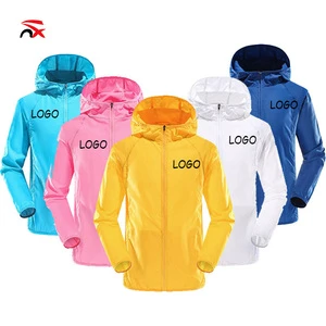 Customized logo Quick Drying Sun-proof Clothing Unisex Lightweight Portable Sun Protective Clothing for Outdoor Cycling Sports