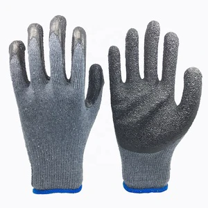 Polyester Liner Double DIP Latex Foam Coated Working/Safety Gloves
