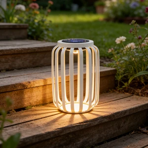 TRUST Handmade Iron Solar-powered Wind Lamp Line-style Garden Lantern Waterproof Home Decoration