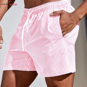 2025 Factory Supplies Men Quick Dry Breathable Mixed Color Printed Beach Pants Swimming Trunks Must-have on the Beach Vacation