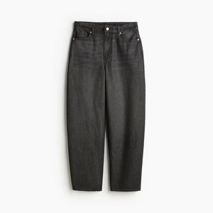 Women's Stylish Summer Loose Fit Dark Wash Straight High Waist Comfortable Stretchable Denim Jeans Trousers Casual Daily