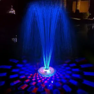 2024 New Arrival Waterproof LED Colorful Floating Swimming Pool Outdoor Garden Dancing Fountain
