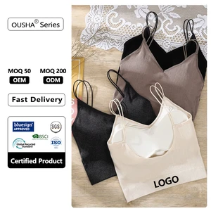 Customized Professional 823 Contemporary Unique Cutouts Fashion Women's Camisole Vest for Fashion-Forward Women