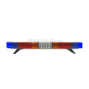 Super High Intensity LED Flash Strobe Light for Ambulance Emergency Warning Light with Siren and Speaker Public Safety Light bar