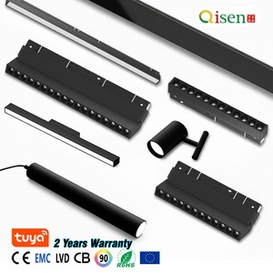 3 Circuit Surface Mounted MIini Led Track Light Rail System Pendant 40W Slim 48v Led Outdoor Tracklight Ceiling