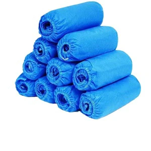 Disposable Shoe Covers Non Woven Fabric Thickened Waterproof Dustproof Breathable For Safety Protection