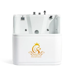 EUR PET Dog Grooming Tub Pet Spa Bath Tub Dog Washing Machine Acrylic Bathtub Ozone and Milk Bath Pet Supplies