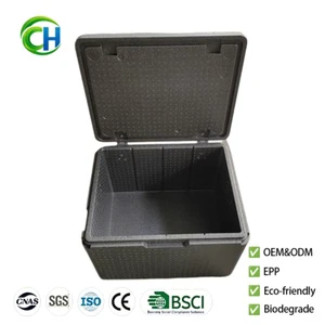 Eco Friendly 32L 43L 60L 81L EPP Food Packaging Cooler Box Storage Shipping Protective High-Density EPP Foam Insulation Box