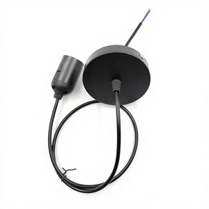 Factory Wholesale Screw Wire Plug 10CM E27 Lamp Holder Black/white Universal Voltage Power Cord