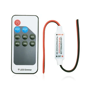 RF 9key Monochrome Controller Intelligent Wireless RF Dimmer LED Light Single Color Strip Controller