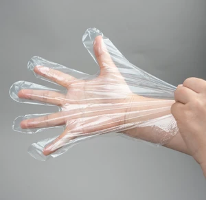 Customized Disposable Gloves Oil Resistant Food Grade PE Gloves with Individual Seals Restaurant Use