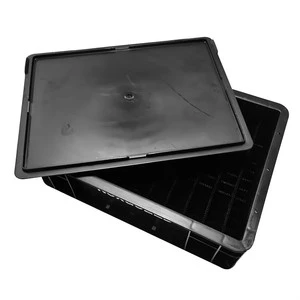 ALLESD China Top Supplier Economical Black Clean Room Durable Removable Loading Anti Static ESD Safe Box