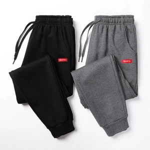 Trendy Autumn Men's Casual Straight Lightweight Jogger Pants Loose Corduroy Yoga Beach Breathable Plus Size Mid Waist
