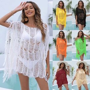 Wholesale Hot Sale Summer Mesh Bathing Suit Cover Ups Beach Wear for Woman