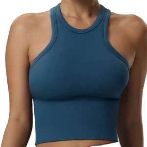Women Seamless Breathable Quick-Dry Eco-Friendly Lightweight Yoga Top with Four-Way Stretch for Gym Running & Daily Fitness