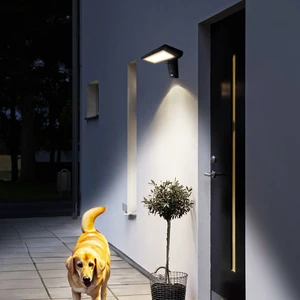 Patent Design 8W 1350LM LED Motion Sensor Security Solar Lights Outdoor Waterproof 3CCT Changeable Garden Solar Wall Light