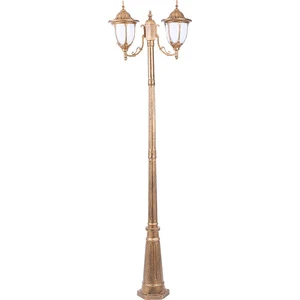 Manufacturer's Post LED Garden Lights Outdoor Decorative European Luxury Antique Aluminum Street Lamp Garden Pole Light