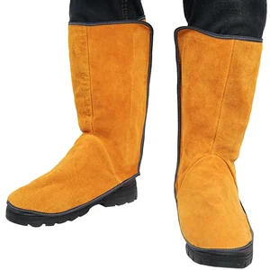 OEM ODM Manufacturer Heavy Duty Heat-Resistant Welding Shoe Spats Best Selling High Durable Safety Shoe Covers In Low MOQ