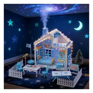 LED Miniature Doll House Led Dollhouse Lamps Mini Lamp Dollhouse Lighting for Miniature Dollhouse Scene